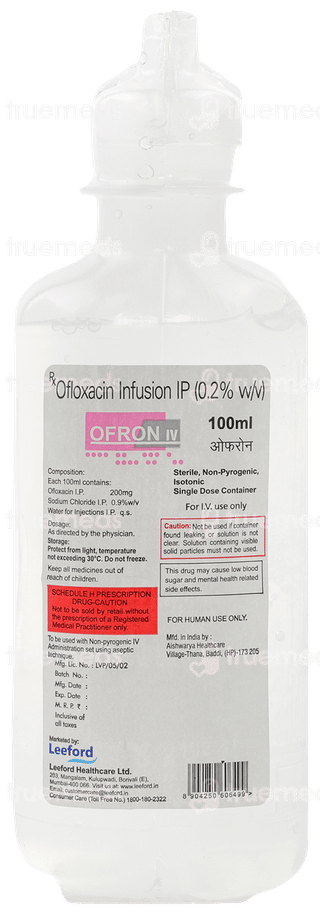 Ofron Iv Infusion 100 ML